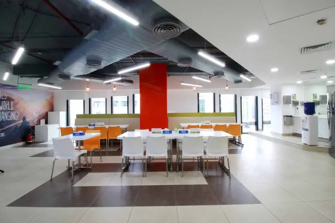 An office space photography